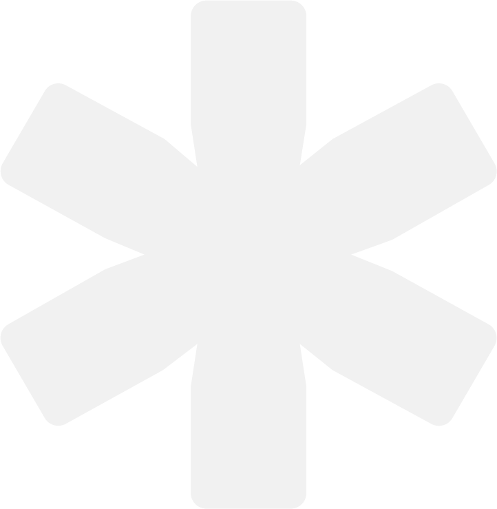 Asterisco branco